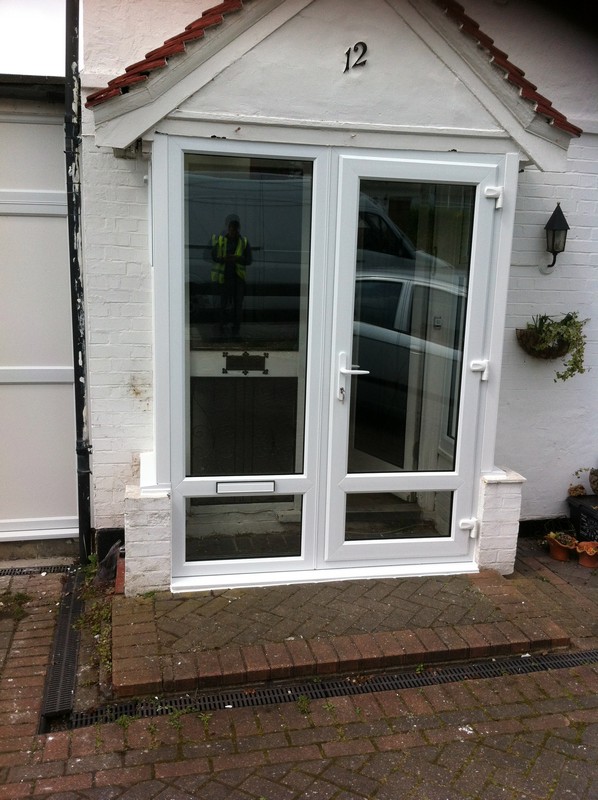 uPVC French doors fitted as front entrance in Leytonstone